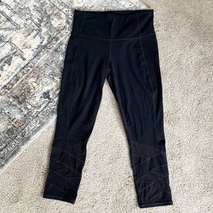 Athleta Black Cropped Leggings Size Small